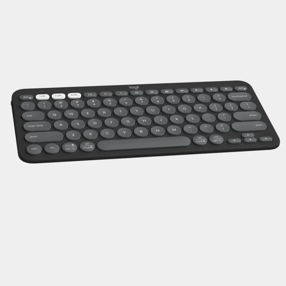 Logitech Pebble Keys 2 K380S Computer Keyboard Graphite